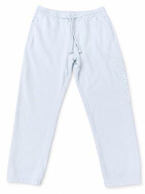 Paper Planes XL Jogger Sweatpants Light Blue Tonal Logo Embroidered Streetwear